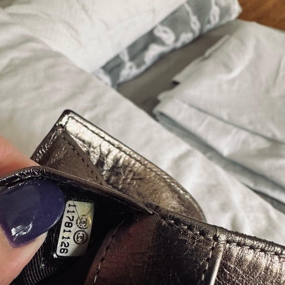 Authentic Chanel Metallic Calfskin Wallet - PRICED to SELL - Picture 10 of 11